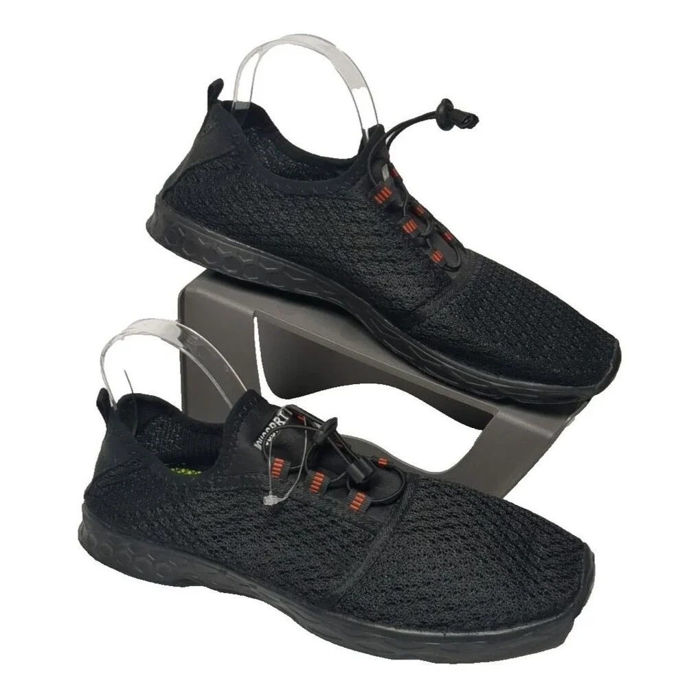 Doussport Water Shoes Quick Drying Sports Aqua Sandals Men Black US 11 / EU 45